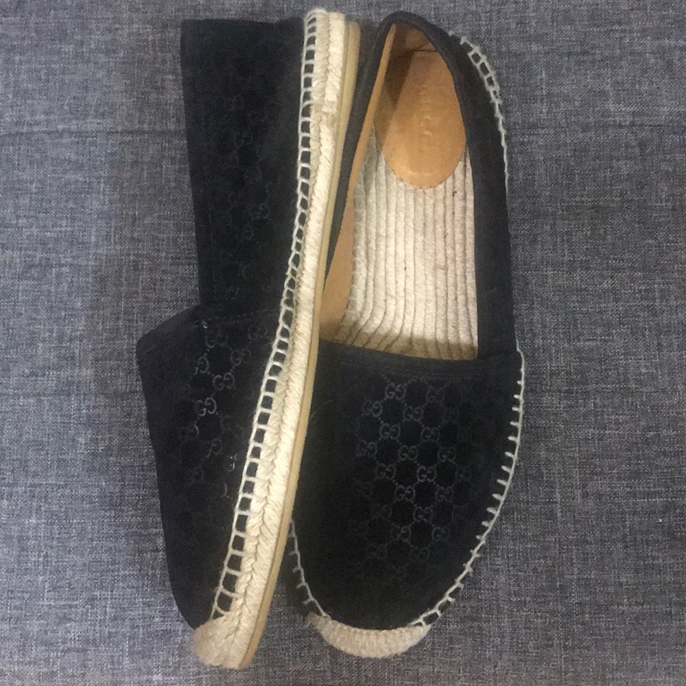 Black Gucci Espadrilles